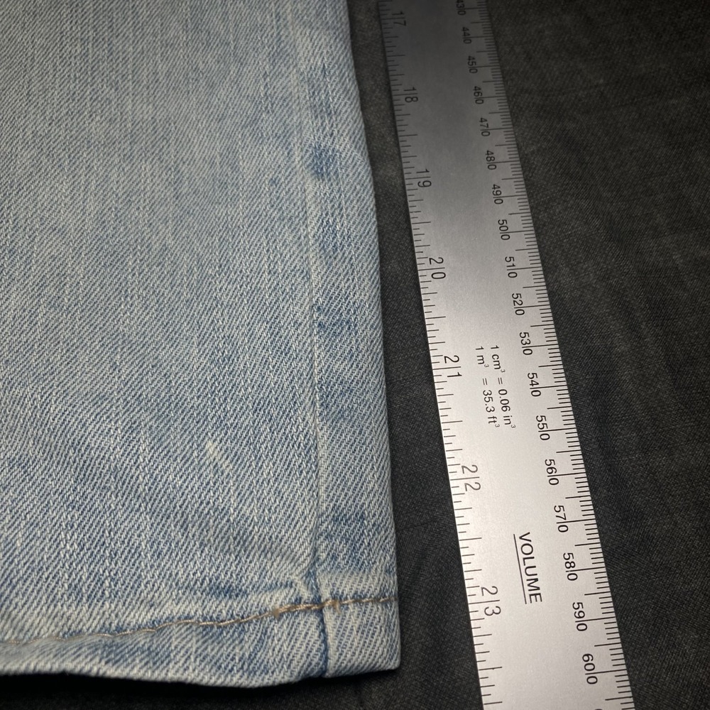 Empyre Jean Shorts Mens XS Size 28 Flip Phone Denim Blue Baggy Y2K Skater Jorts - Picture 7 of 9